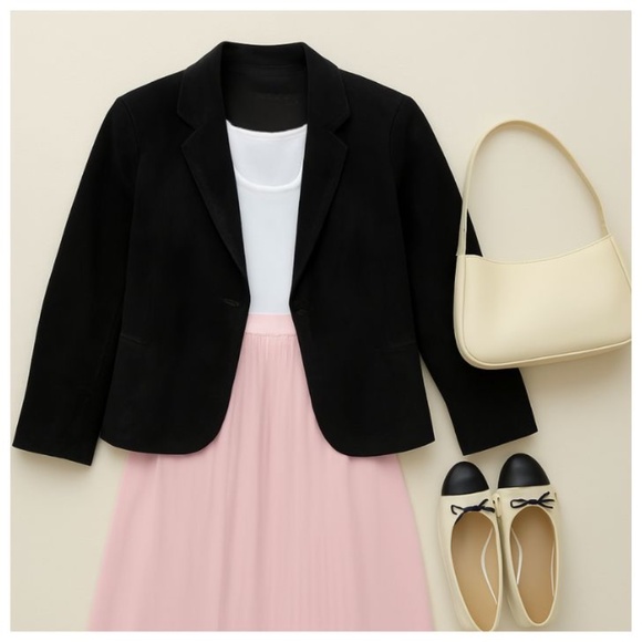 Rare Vintage Bart by Sibylle Lyn Black Suede Jacket – M/L – Made in Canada - Picture 3 of 15